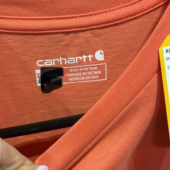 Carhartt Logo Graphic back,logo patch pocket,stack,crew neck,cotton T-shirt - Picture 4 of 7